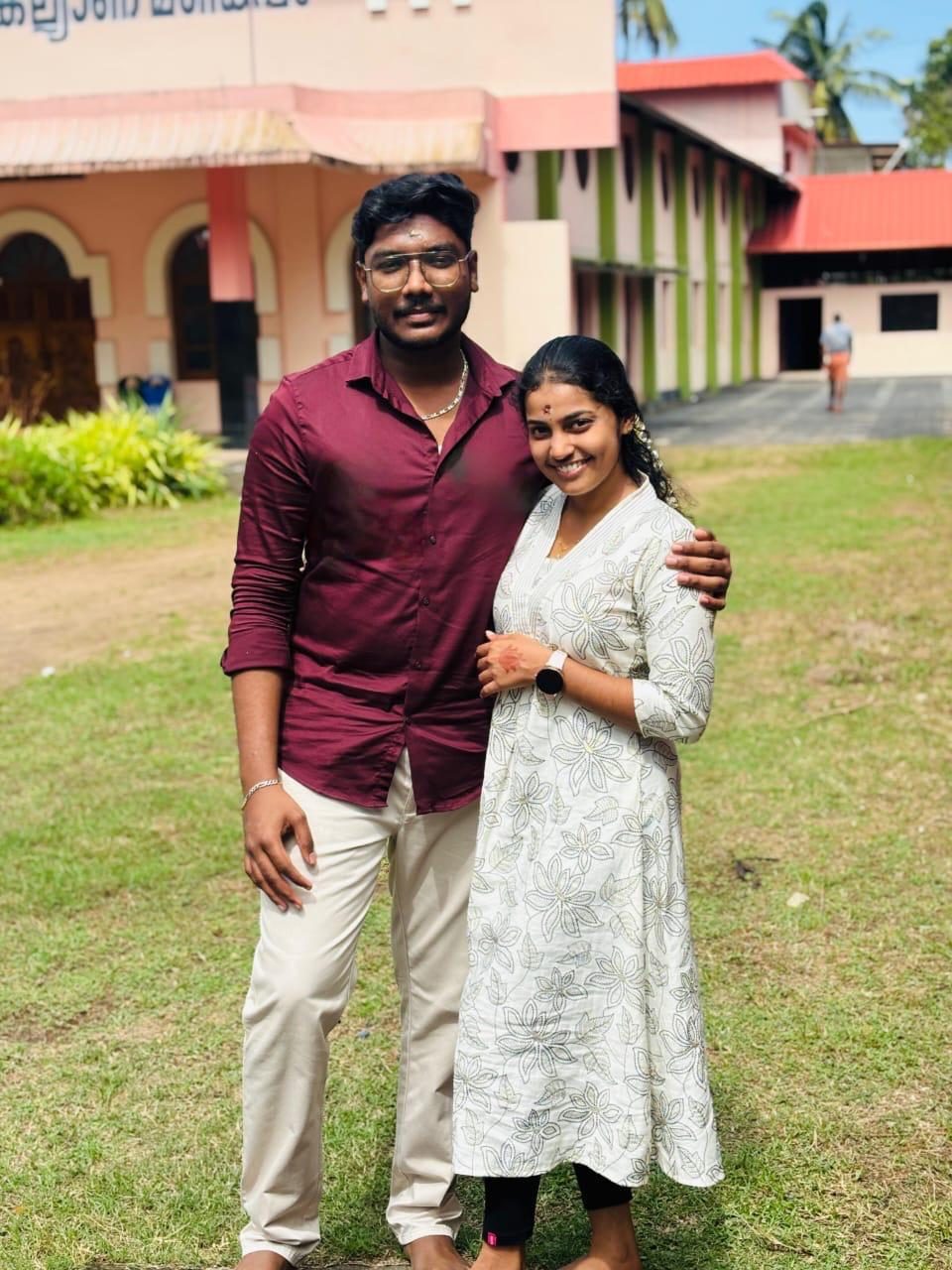 Harshan and Vyshnavi Moment